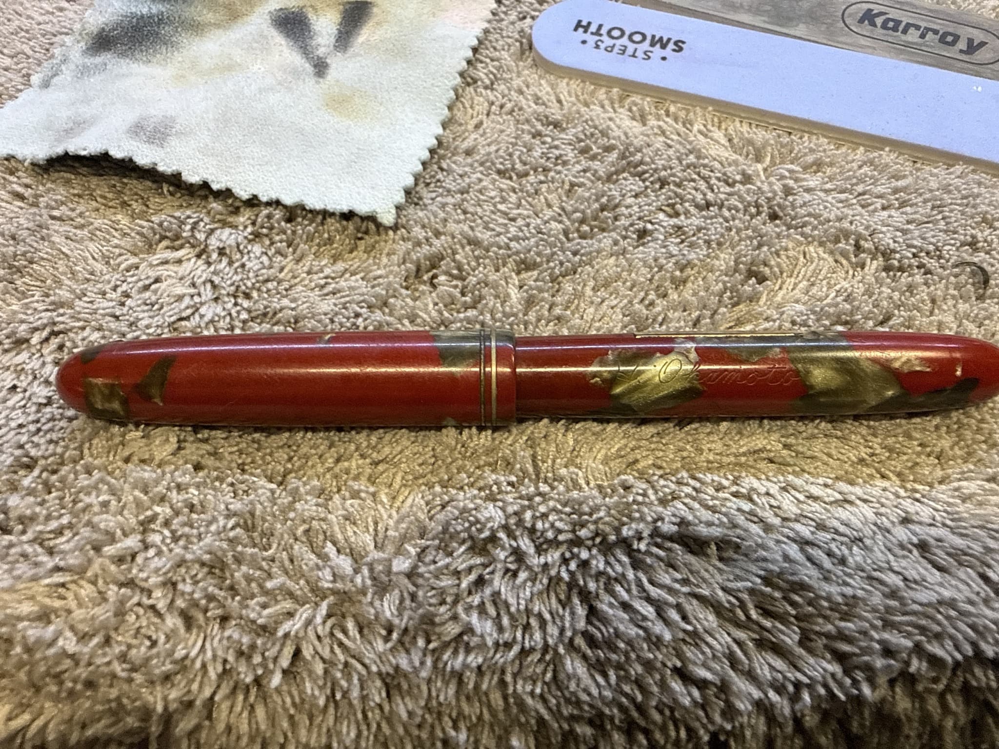Unknown Vintage Japanese Maker Customized/Personalized Maki-e Fountain Pen