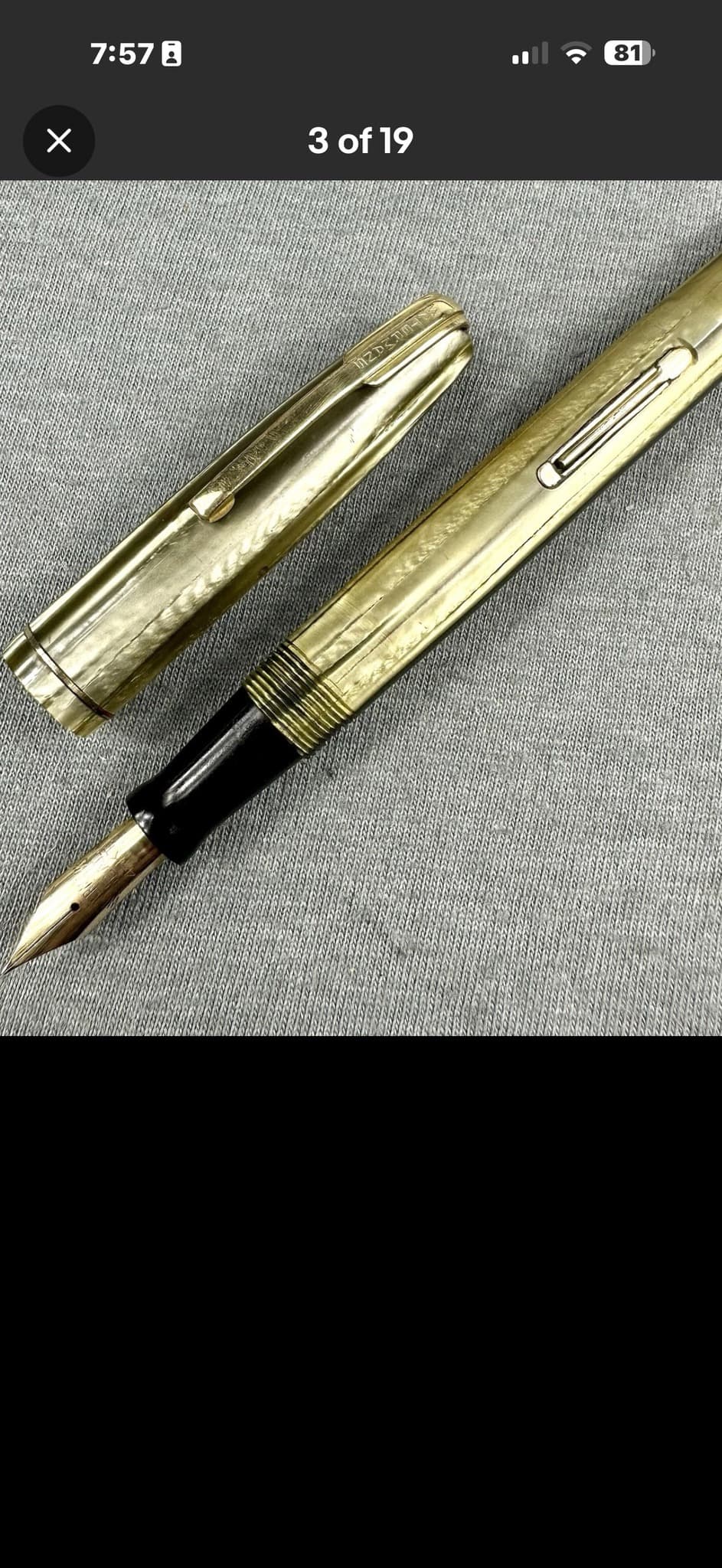 Wahl-Eversharp Deco Band / Doric Style Lever Filler