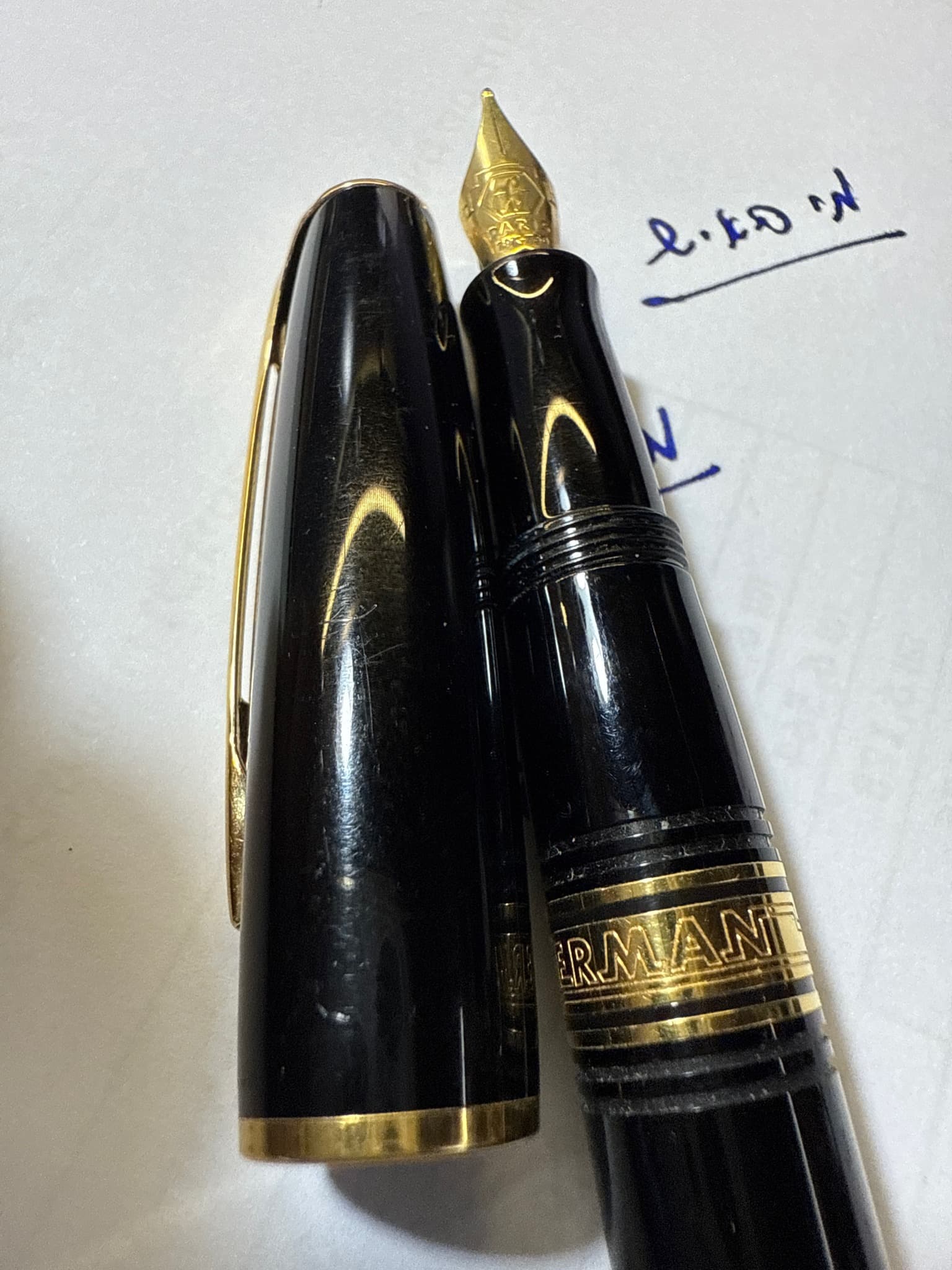 Waterman Unknown Vintage Model (likely 3-V or similar lever/button filler)