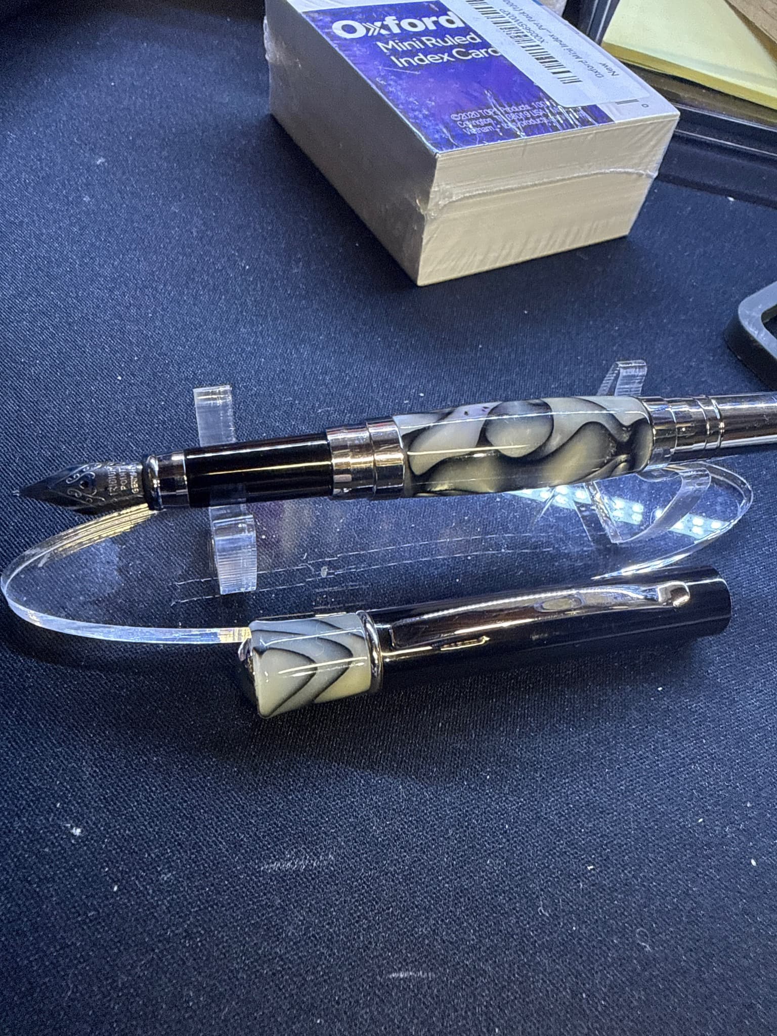 Unbranded / Handmade Custom Custom Swirled Resin Fountain Pen