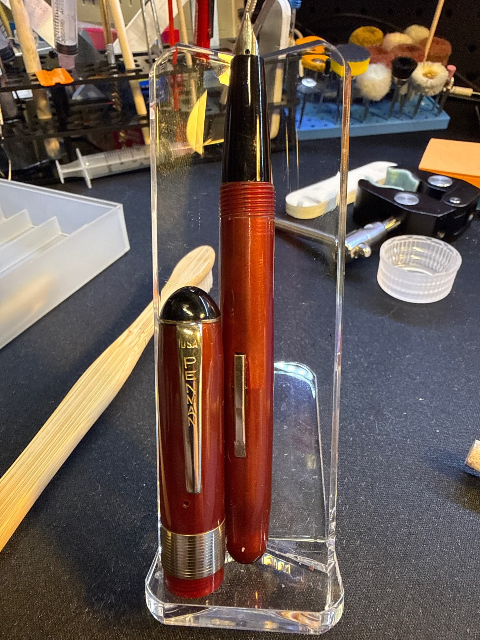 Penman Unknown Vintage Red Hard Rubber Fountain Pen