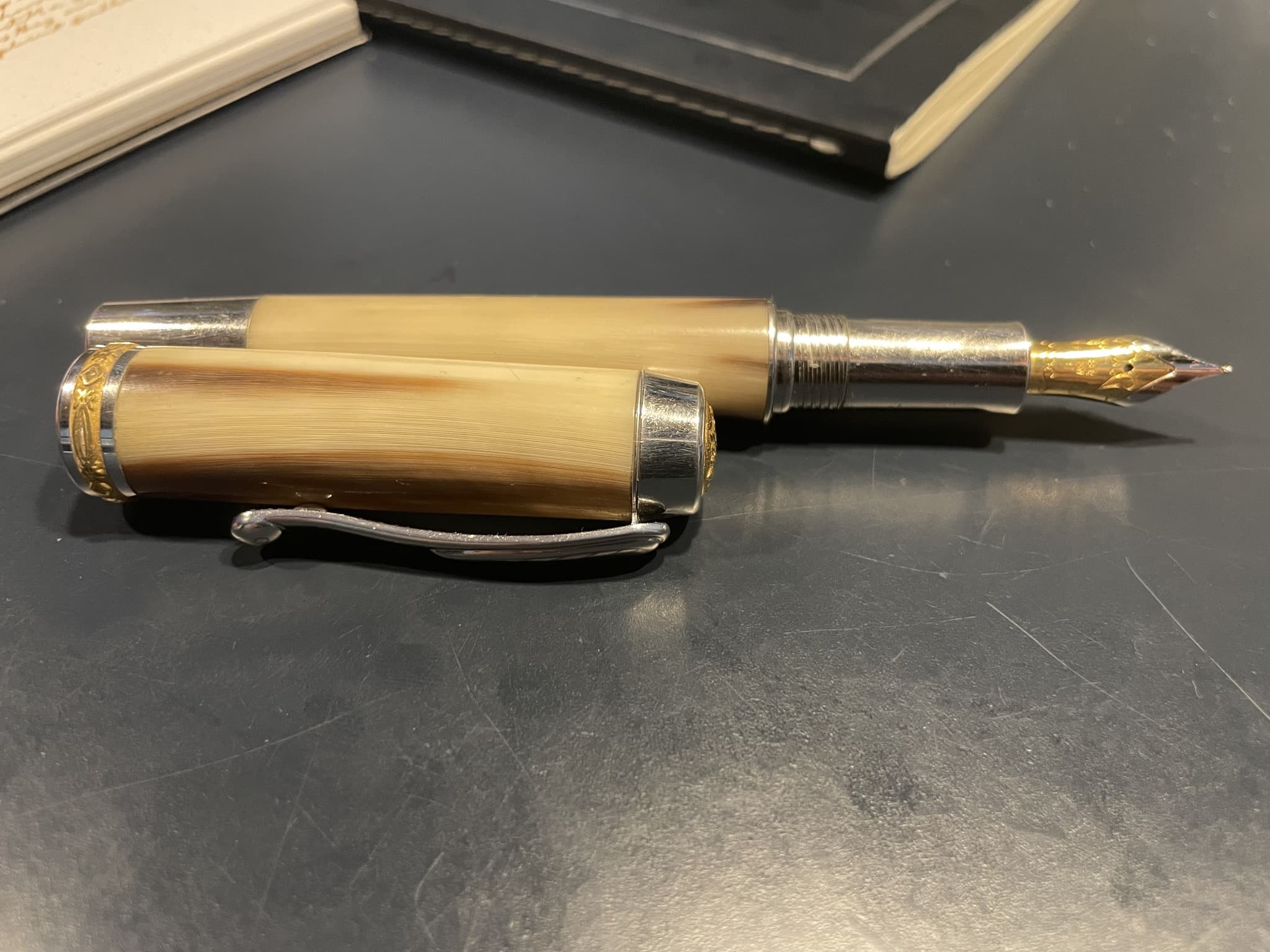 Montblanc Meisterstuck Hommage a Wolfgang Amadeus Mozart (or similar Special Edition in Horn)