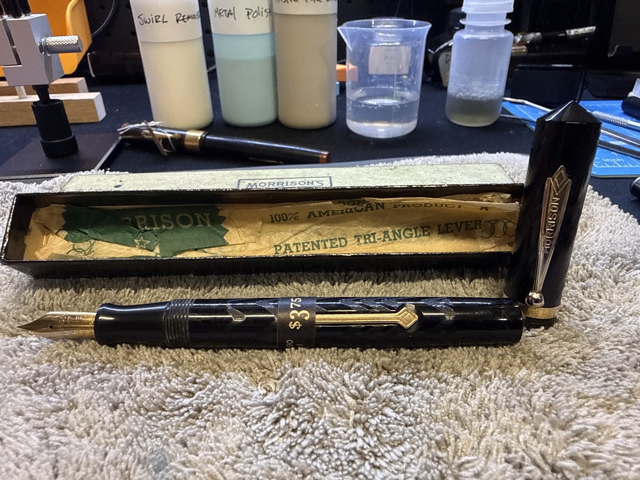Morrison Patented Tri-Angle Lever