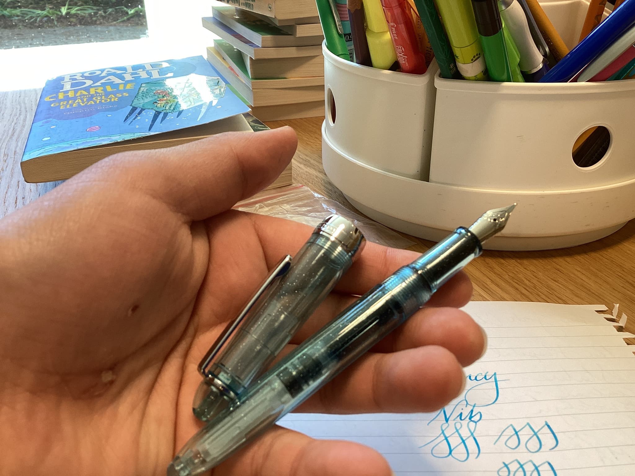 Sailor Pro Gear Slim (Sapphire Blue / Blue Dwarf inspired design)