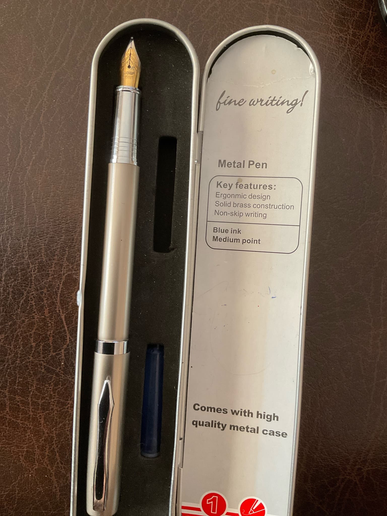 Generic (Unbranded) Fine Writing! Metal Pen