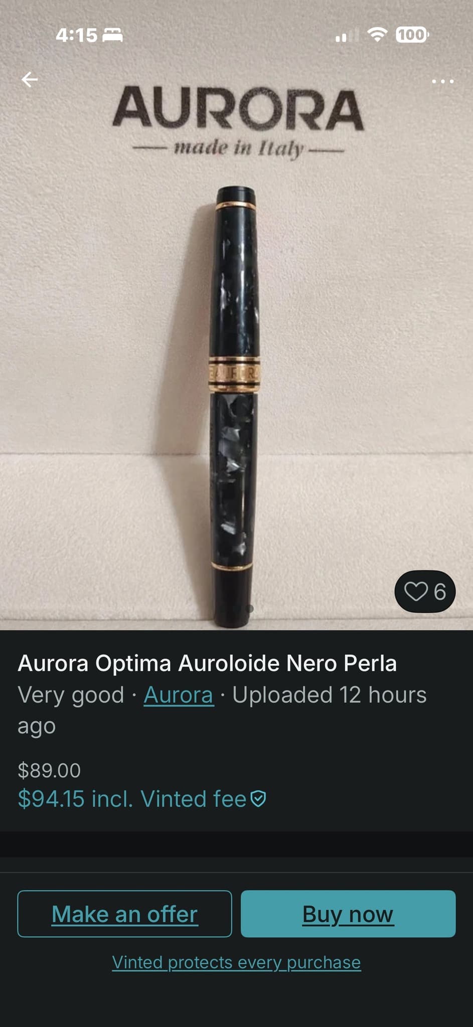 Aurora Optima Auroloide Nero Perla