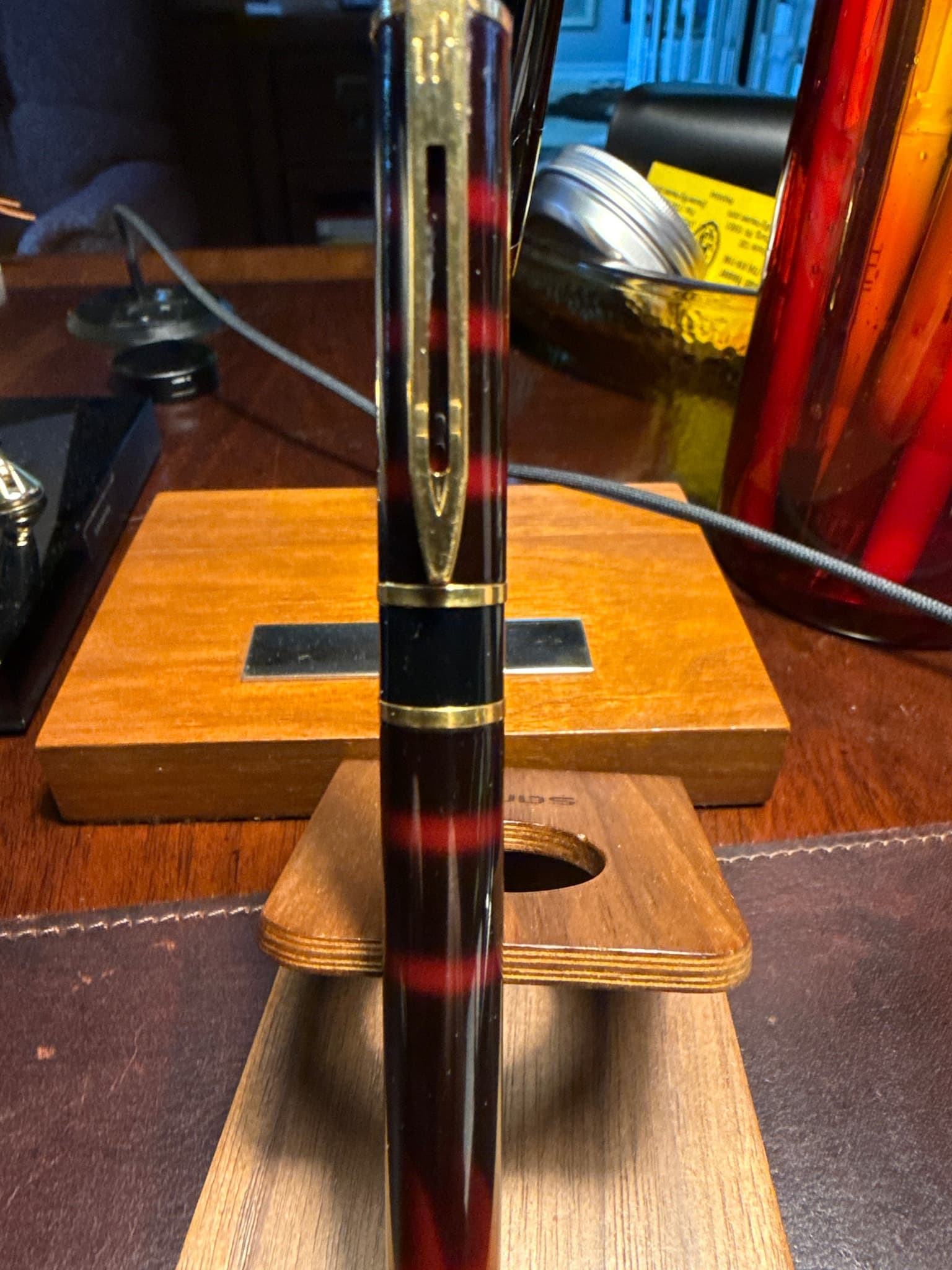 Waterman Hundred Year Pen (or similar vintage stripe model)