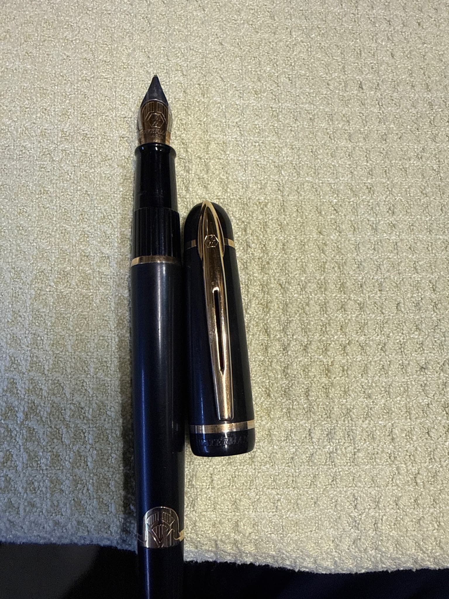 Waterman Hundred Year Pen (or similar Art Deco vintage model)
