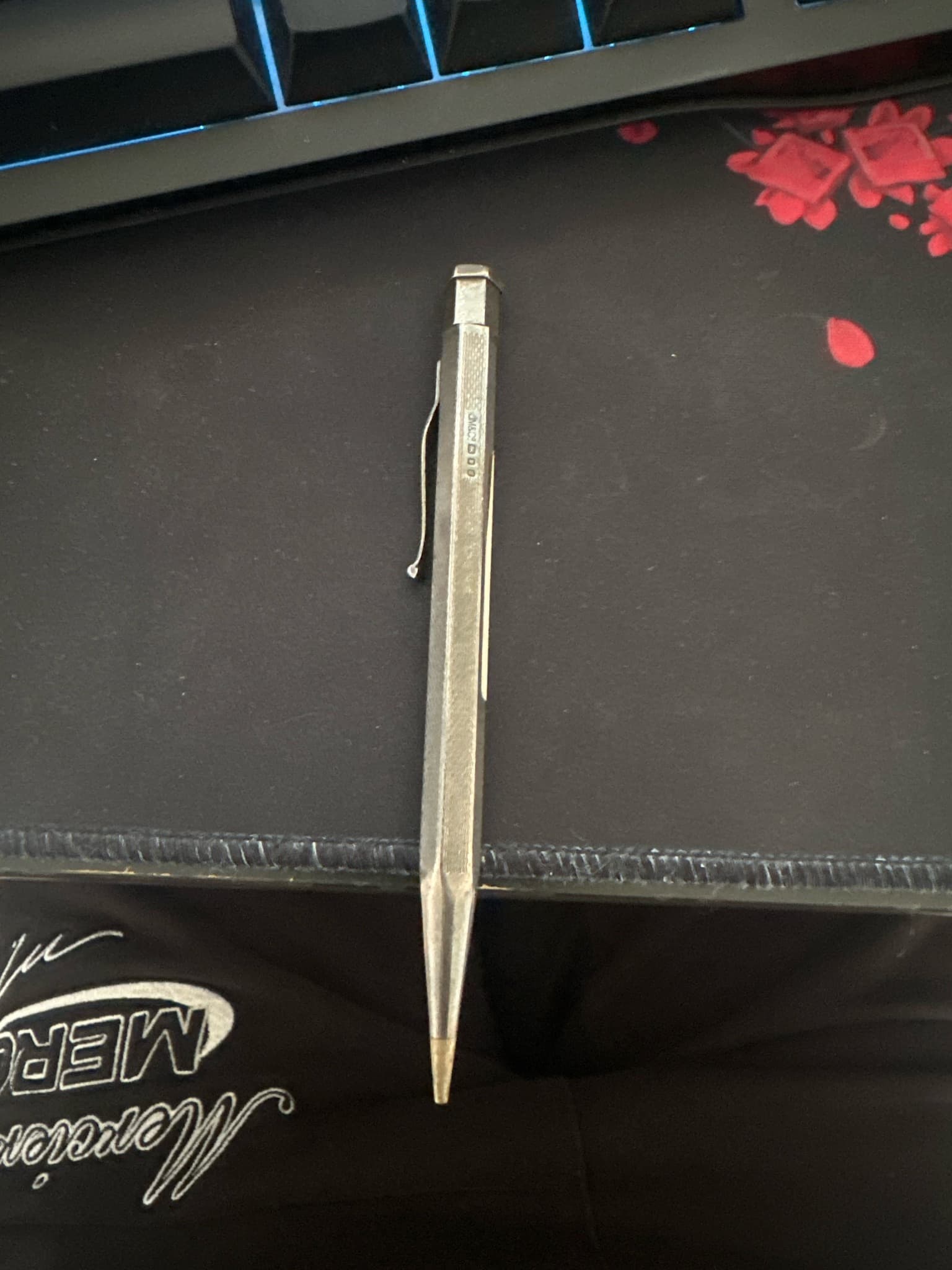 Unknown British Maker (Hallmarked M&Co) Propelling Pencil