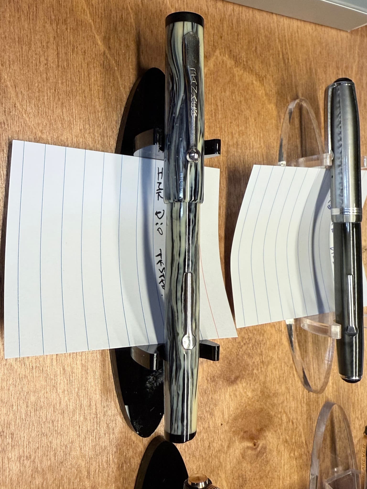 Conklin Endura (or similar vintage button-filler model with 'CONKLIN' stamped clip)